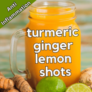 ginger and turmeric shots